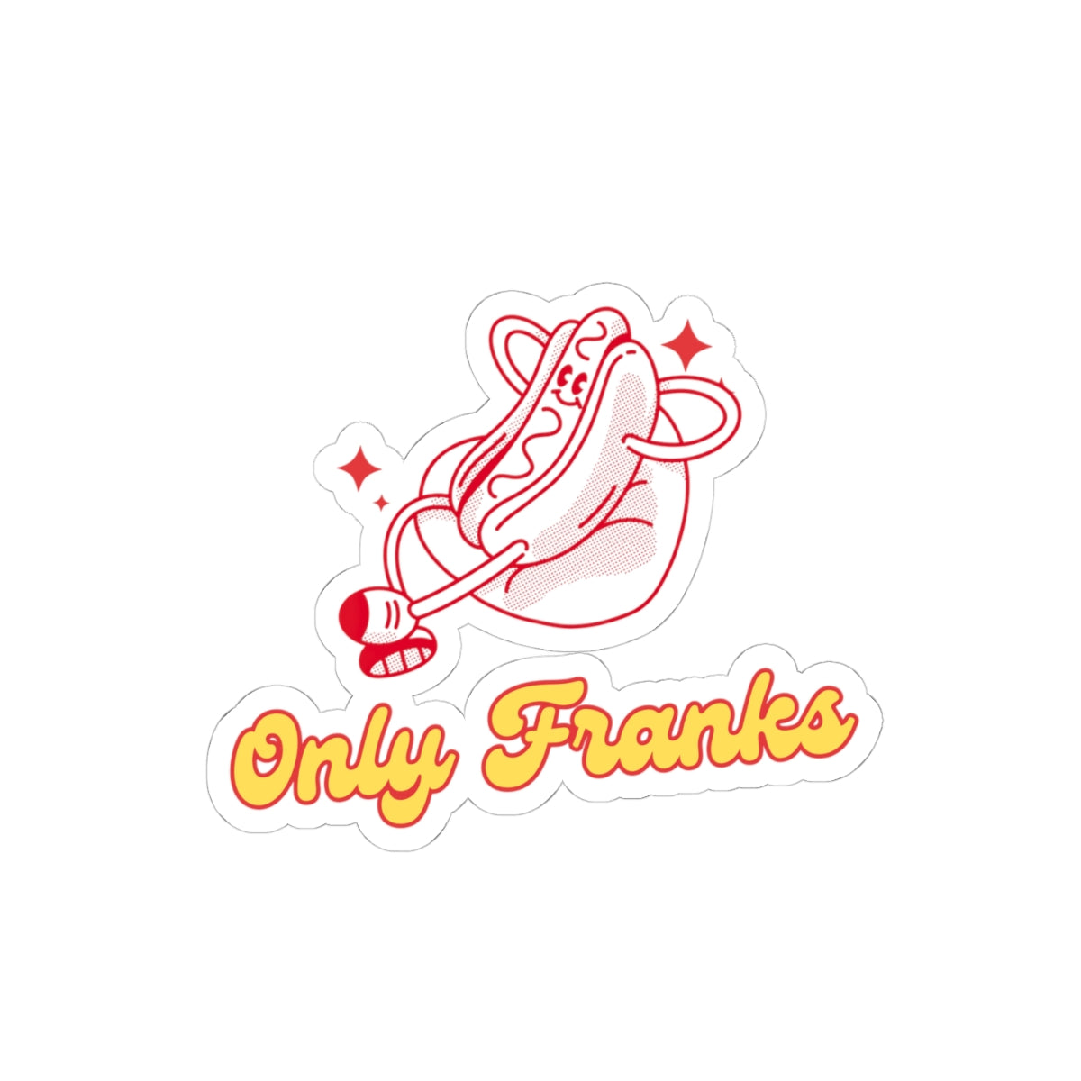 OnlyFranks Neon Sticker