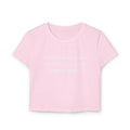 Happy to see me? baby tee black